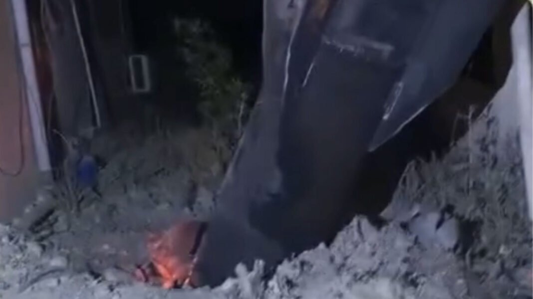 Explosive Showdown: Iranian Missiles Targeting Israel Intercepted, Debris Rains Down in Jordan