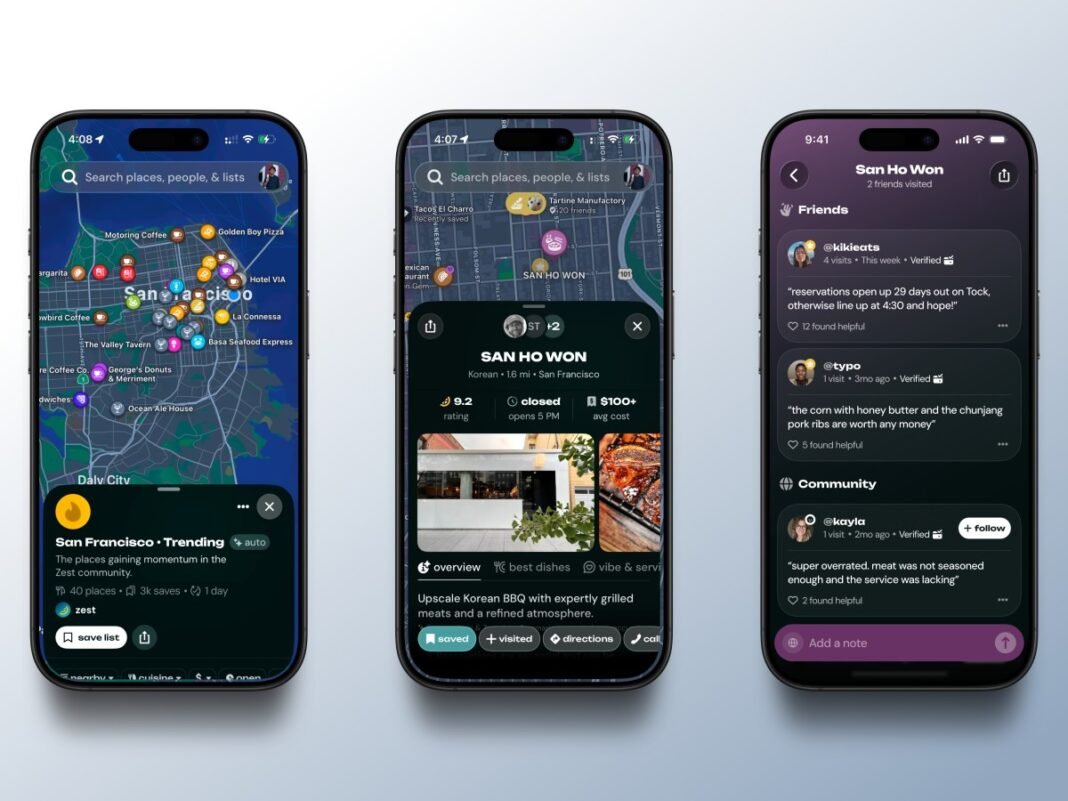 Zest Launches Revolutionary Restaurant Discovery App That Learns from Real Dining Habits