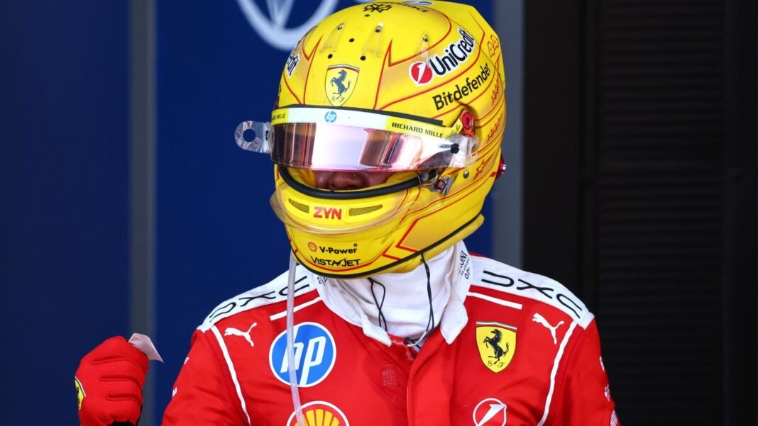 Hamilton Seals Electrifying First Ferrari Win in Barcelona!
