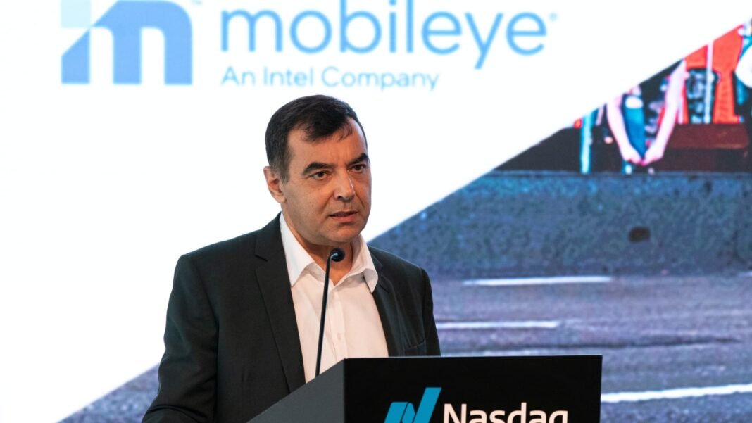 Self-driving tech supplier Mobileye targets U.S. robotaxi launch in 2027
