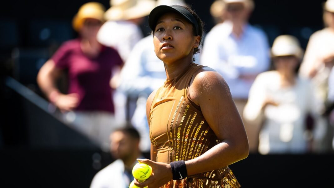 Bad Homburg: Naomi Osaka retires during final with foot issue vs Karolina Muchova prompting Wimbledon concern