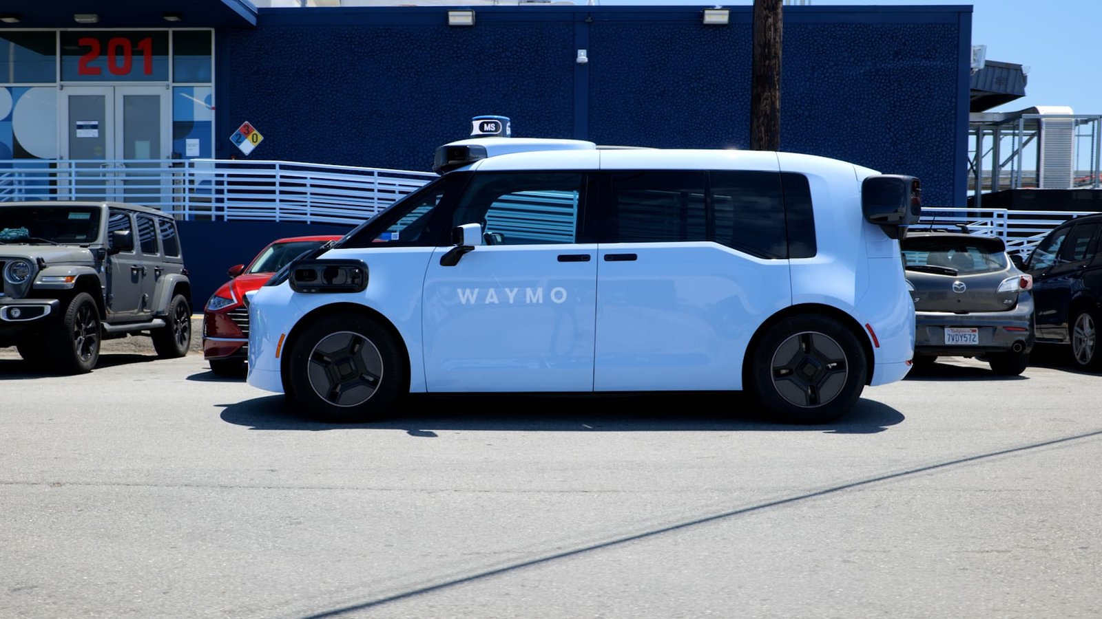 Interior view showcasing cutting-edge features inside an advanced robotaxi vehicle