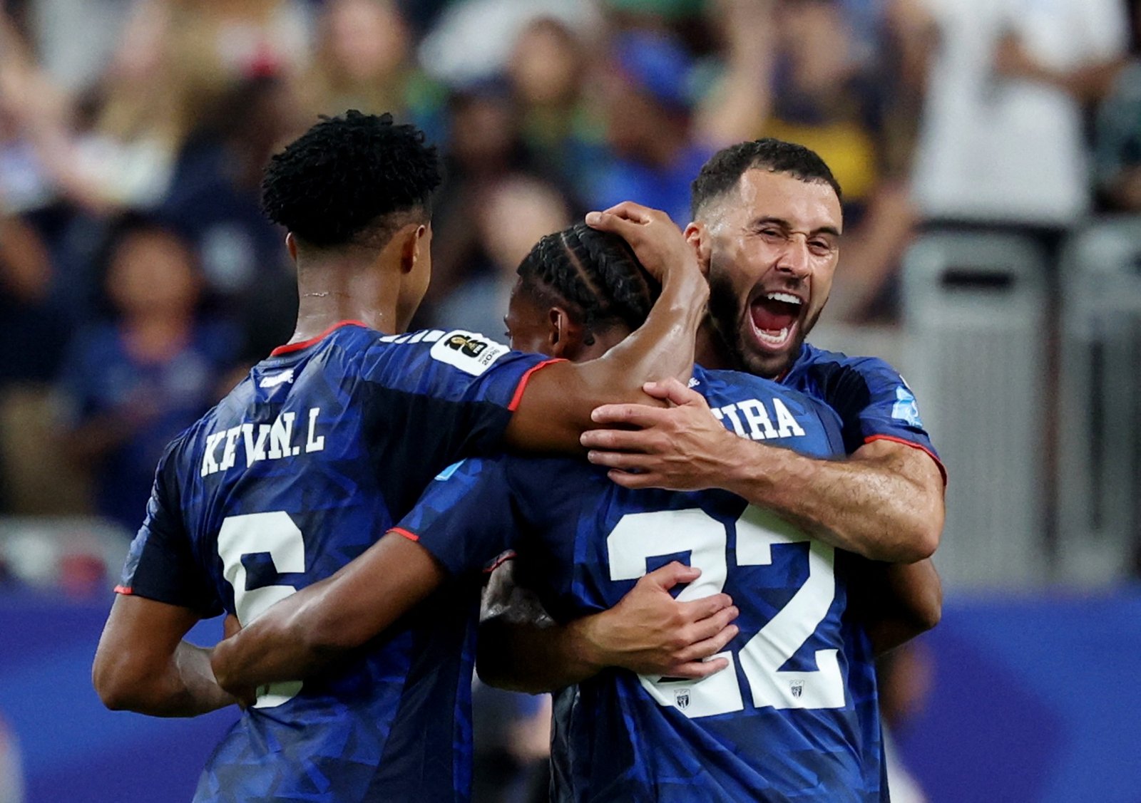 Cape Verde players celebrating qualification at FIFA World Cup 2026