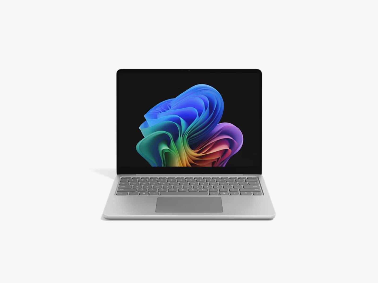 Microsoft Surface Laptop open showing keyboard and display