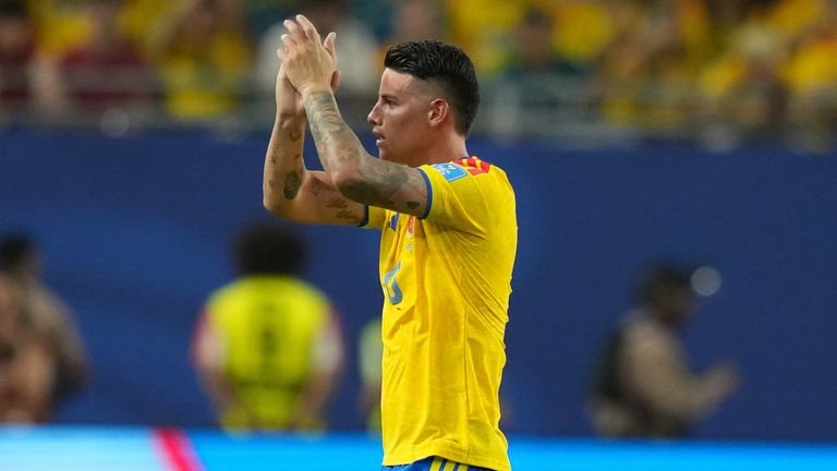 James Rodriguez displays skillful play against Portugal