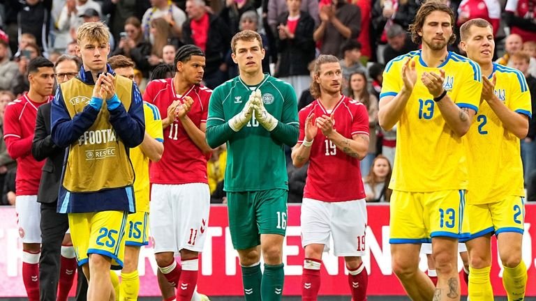 Players applaud fans after cancellation following player collapse