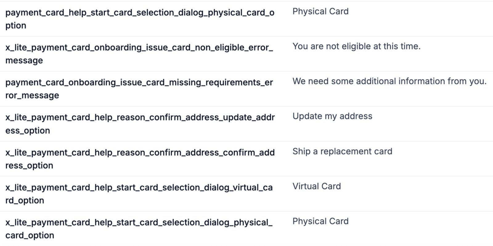 Conceptual design of X's upcoming physical debit card