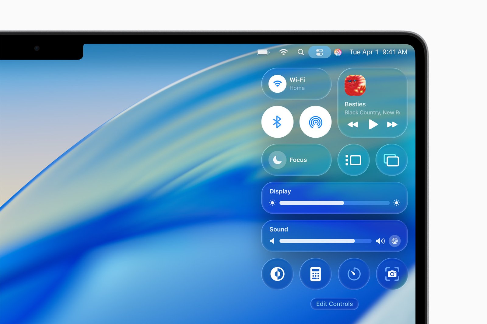 macOS desktop showing Spotlight search