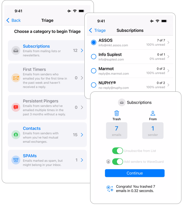 Ocean App Interface Preview