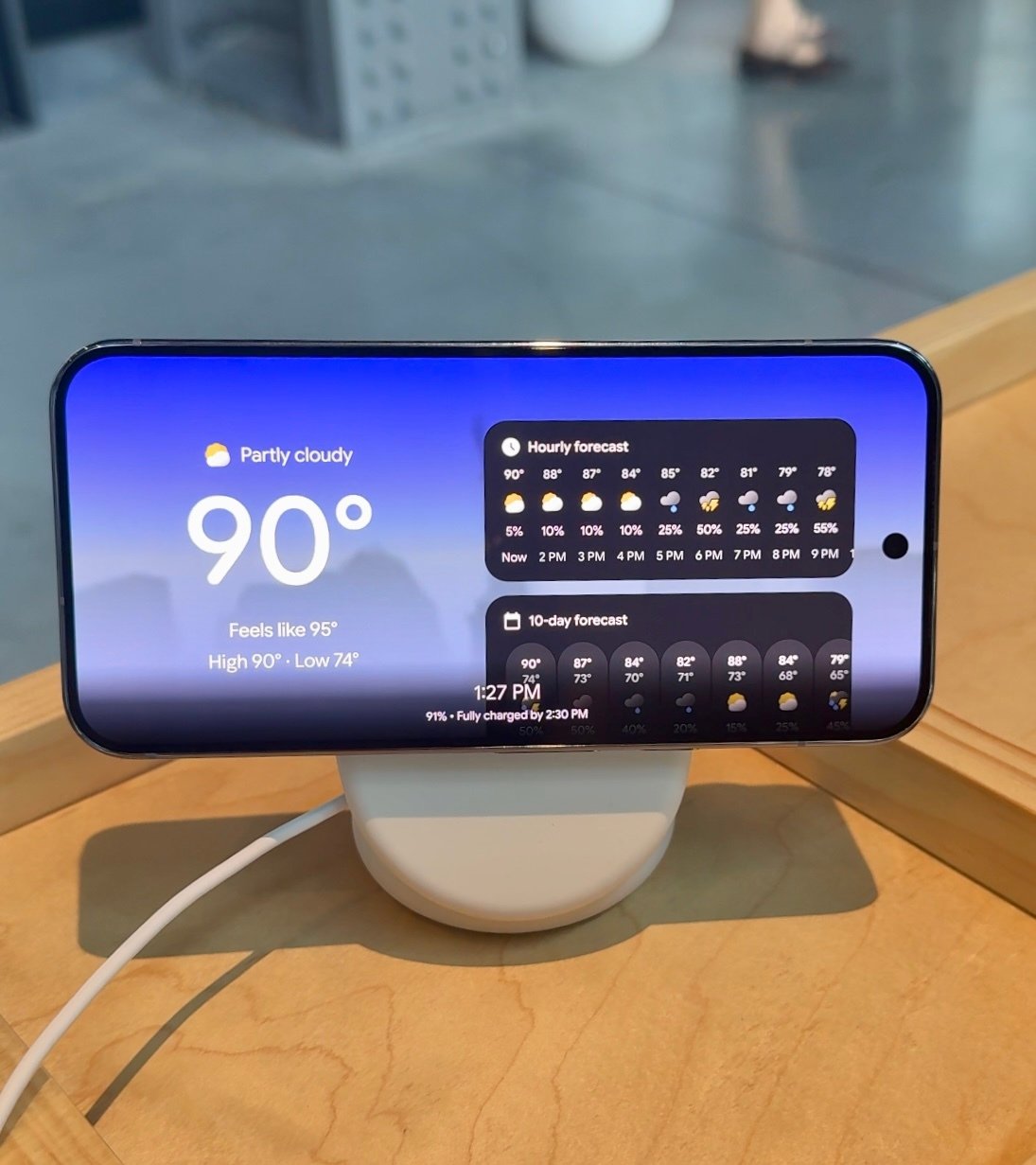 PixelSnap charger paired with optional stand