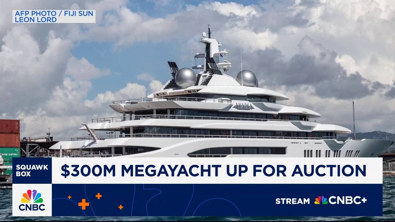 $300 million megayacht up for auction