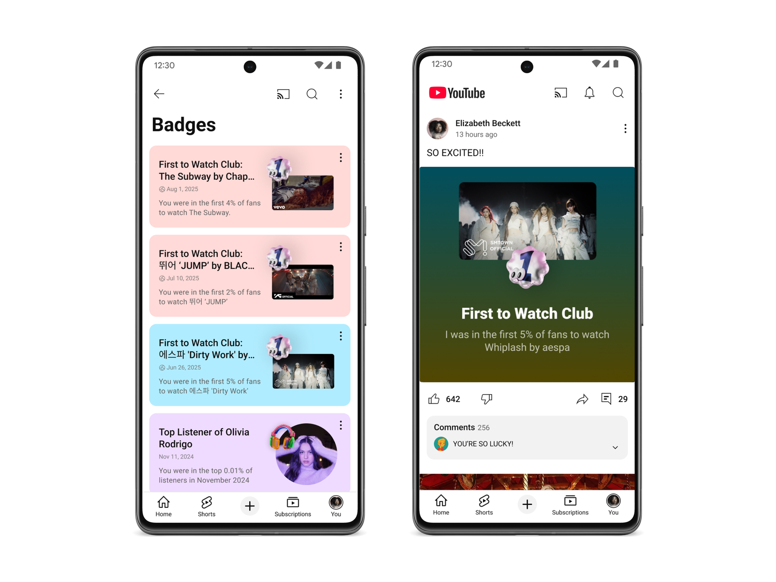 YouTube Music interface showcasing new features