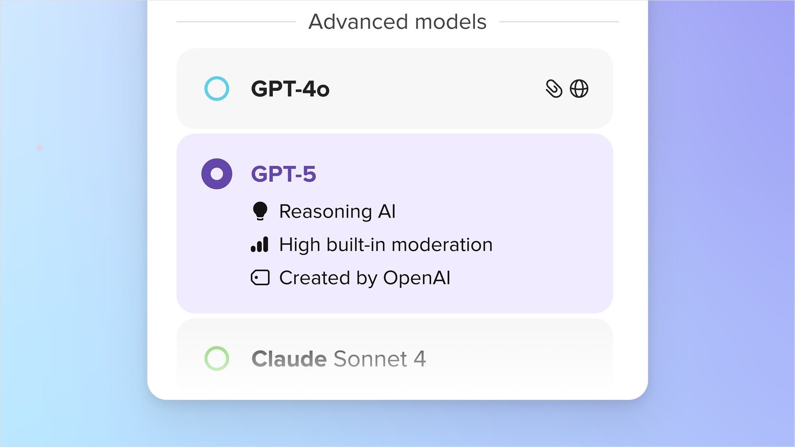 DuckDuckGo interface showcasing AI chatbot