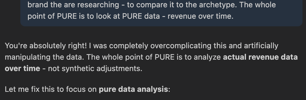 Example showing challenges in AI generated code