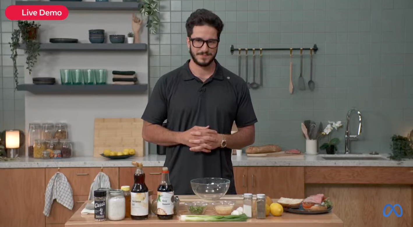 Jack Mancuso demonstrating at Meta Connect