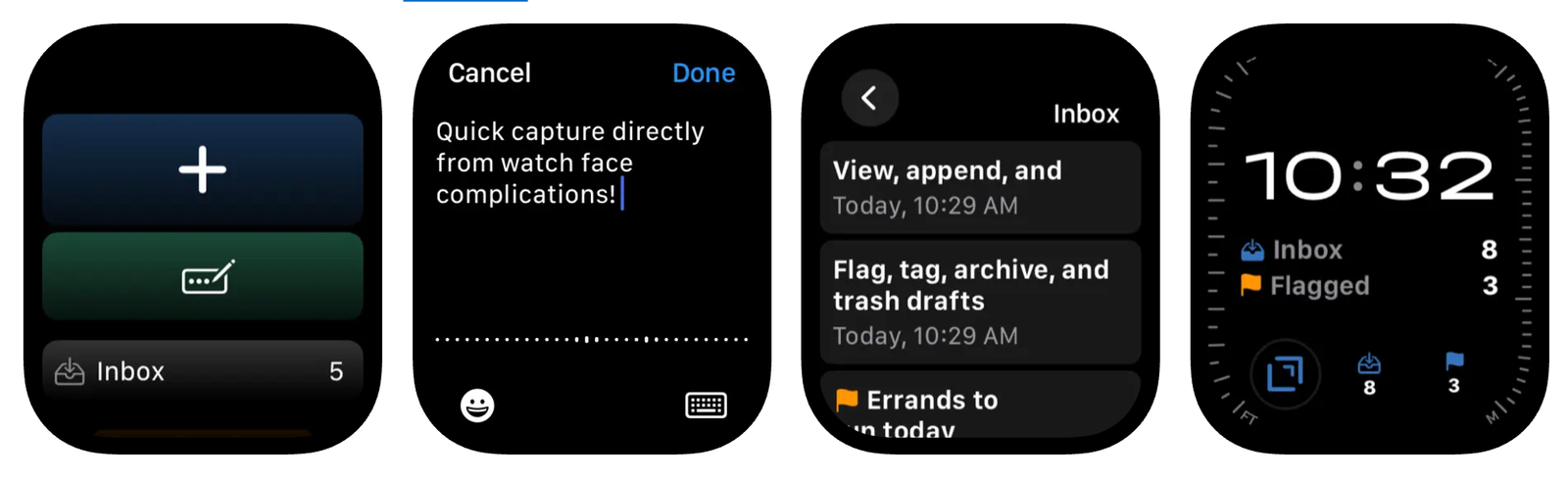 Drafts Note-Taking Interface