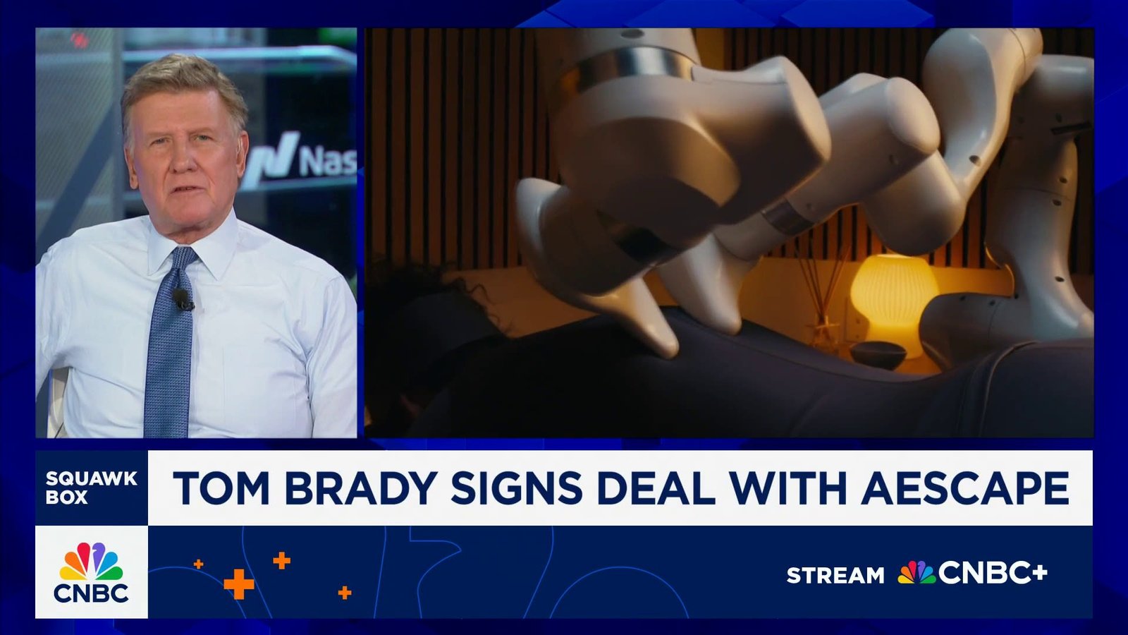 Tom Brady signs deal with aescape