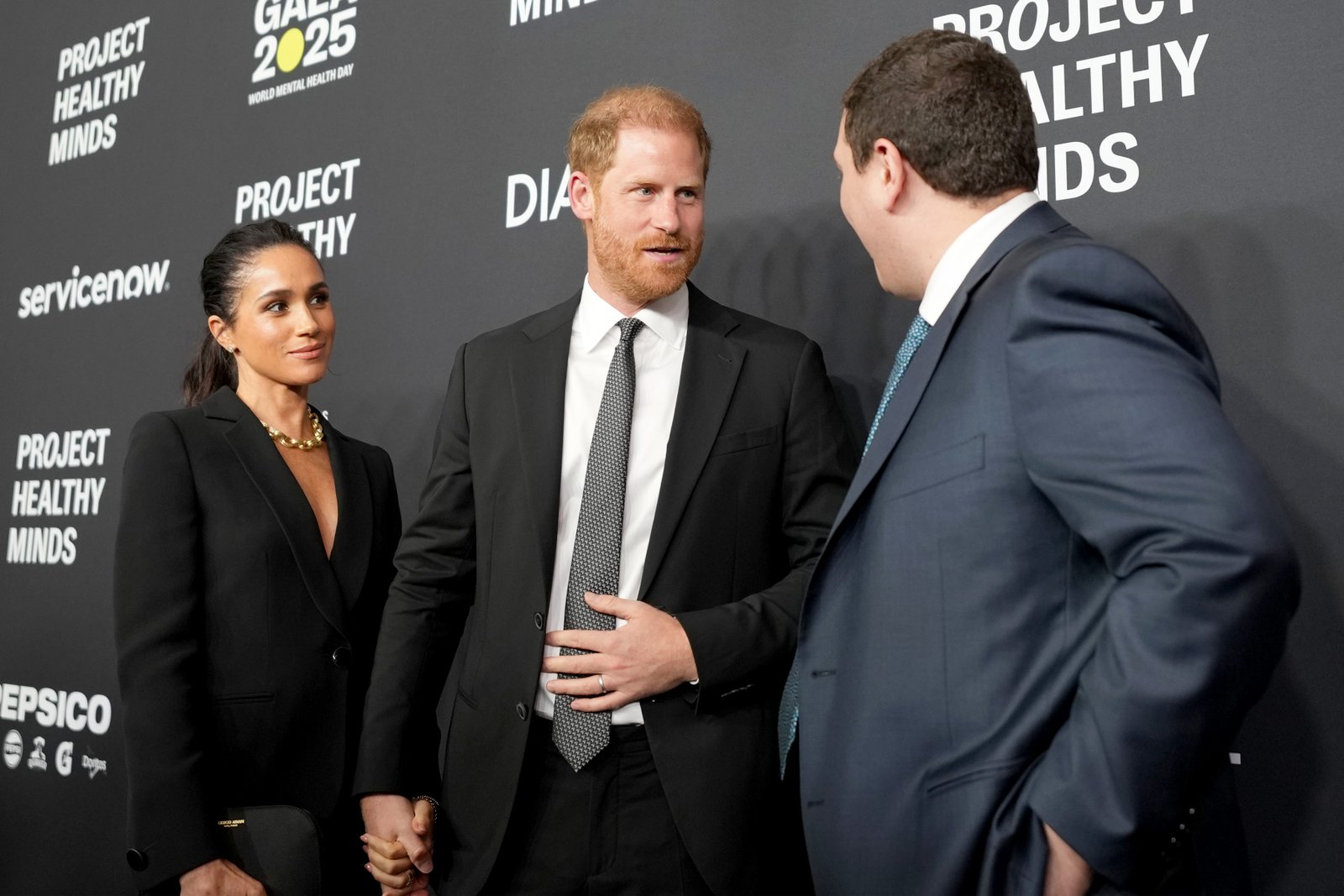 Prince Harry ‌and ‌Meghan at Project Healthy Minds Gala
