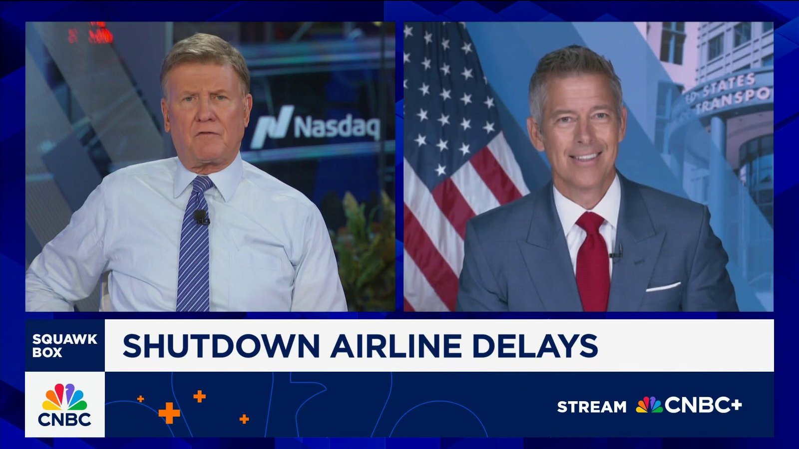Transportation Secretary Sean Duffy discusses potential air travel disruptions due to government shutdown