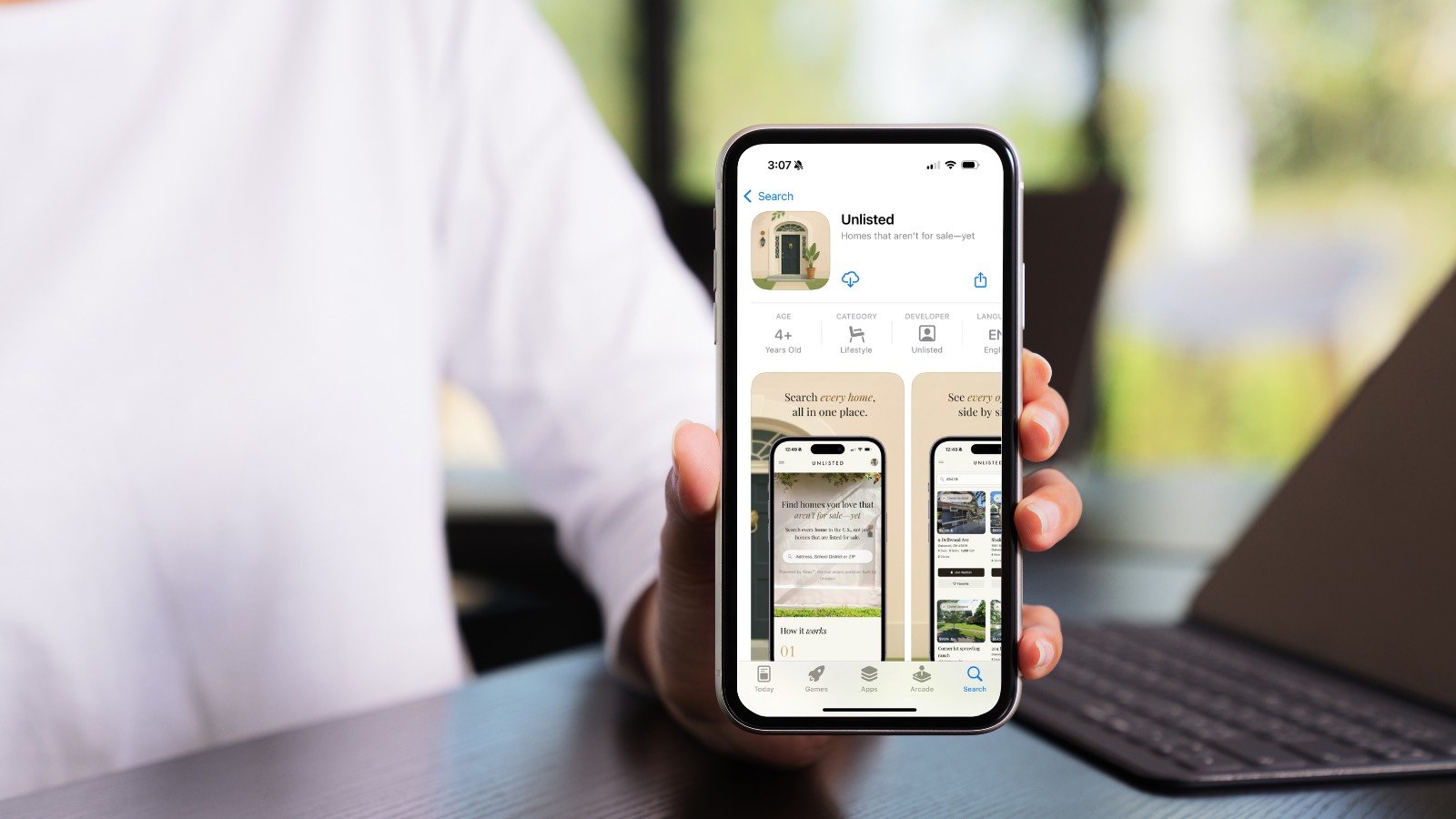 Unlisted Homes interface showing property profiles