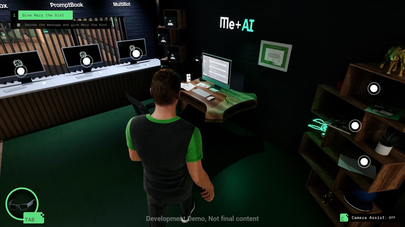Virtual workspace on CampusAI's metaverse campus