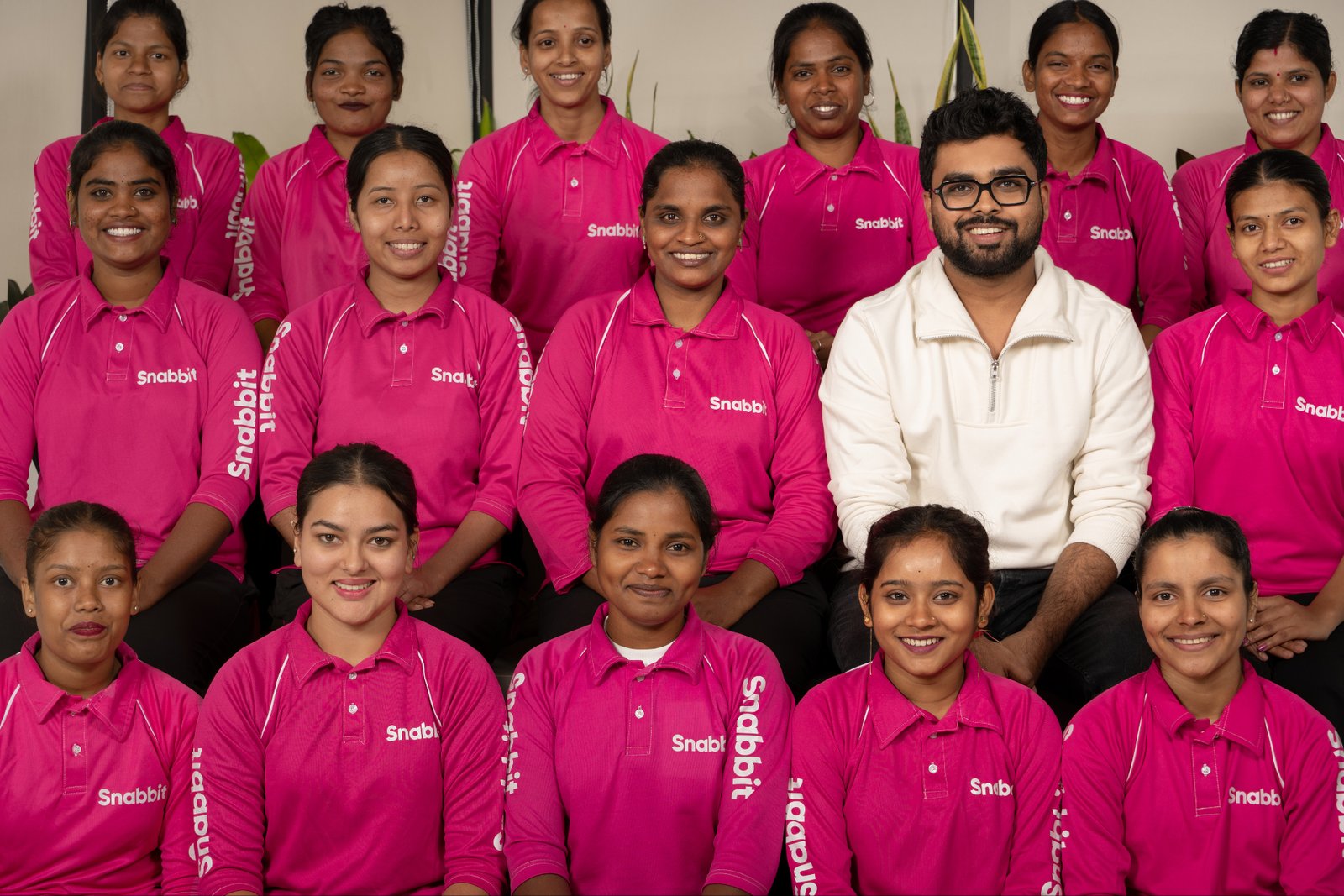 Snabbit CEO with women home-help professionals