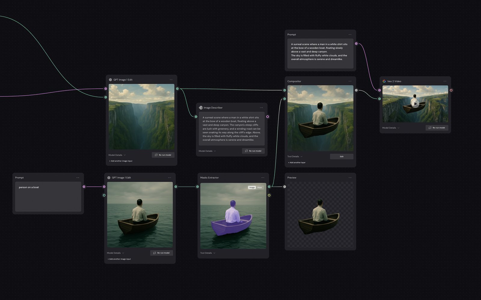 AI-generated design samples from Figma Weave