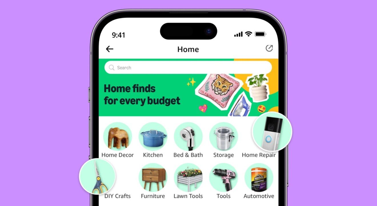 Screenshot of Amazon Bazaar App