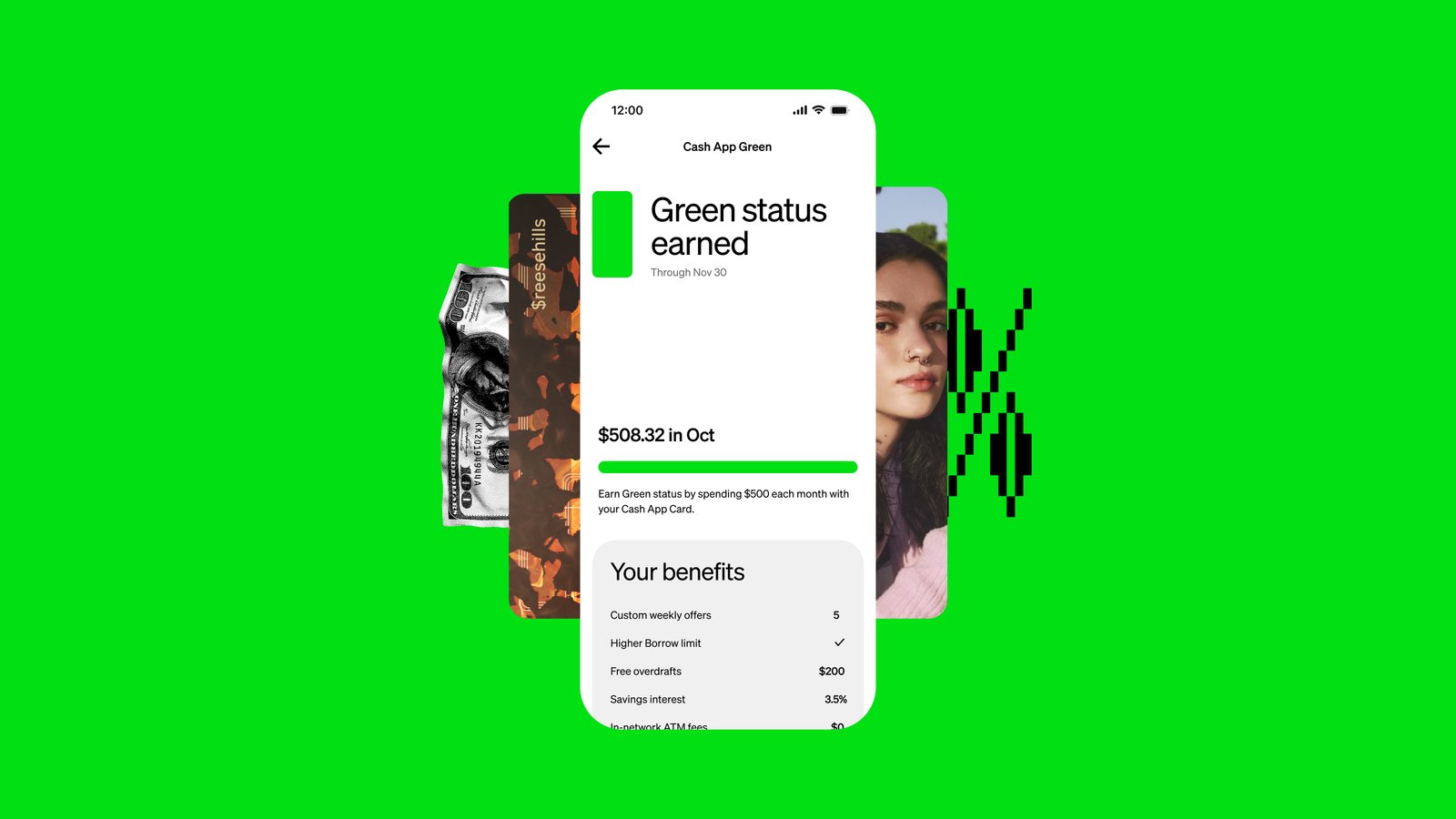 cash Card showcasing new benefits