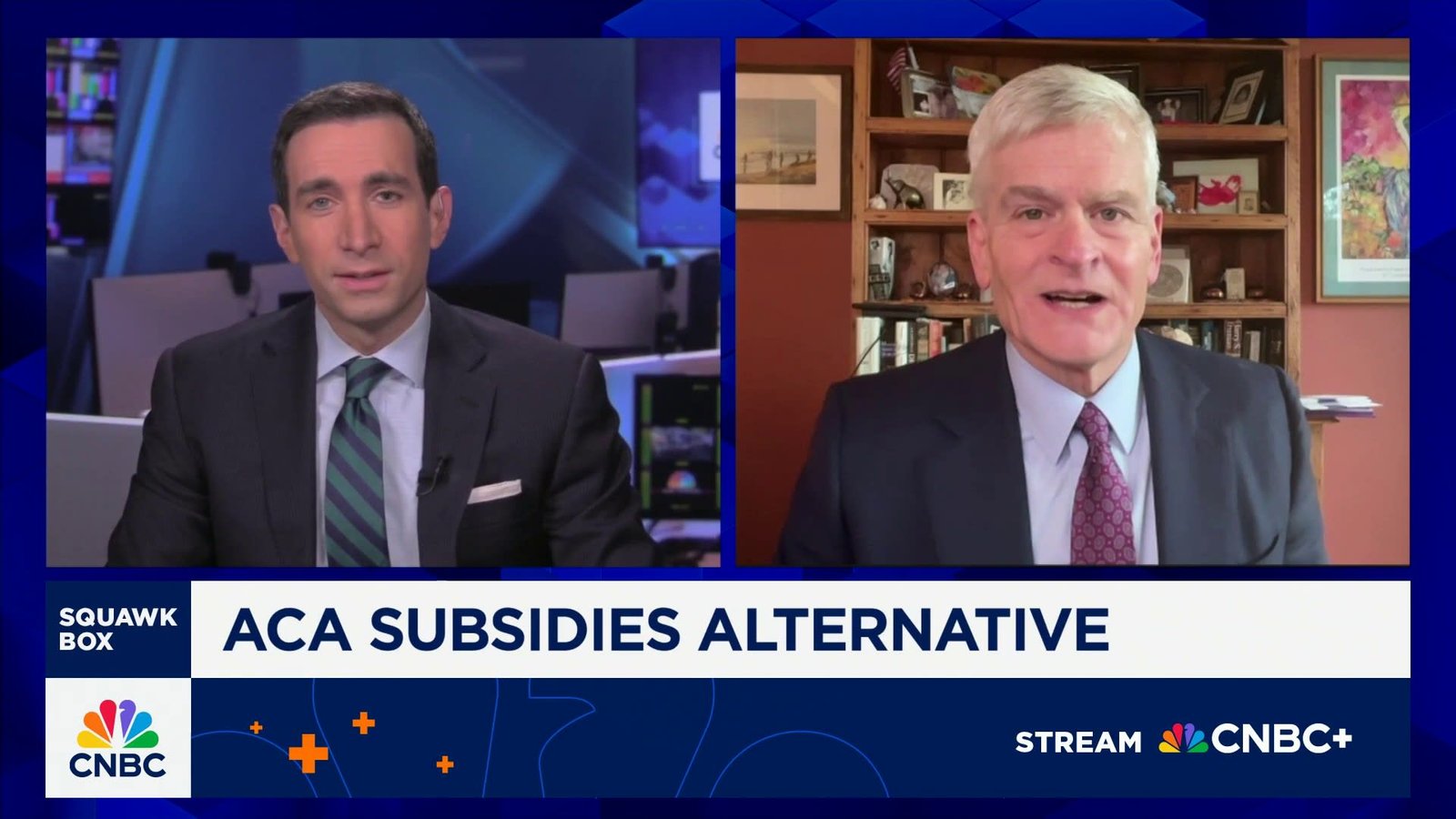 Senator discussing option approaches empowering patients over insurers