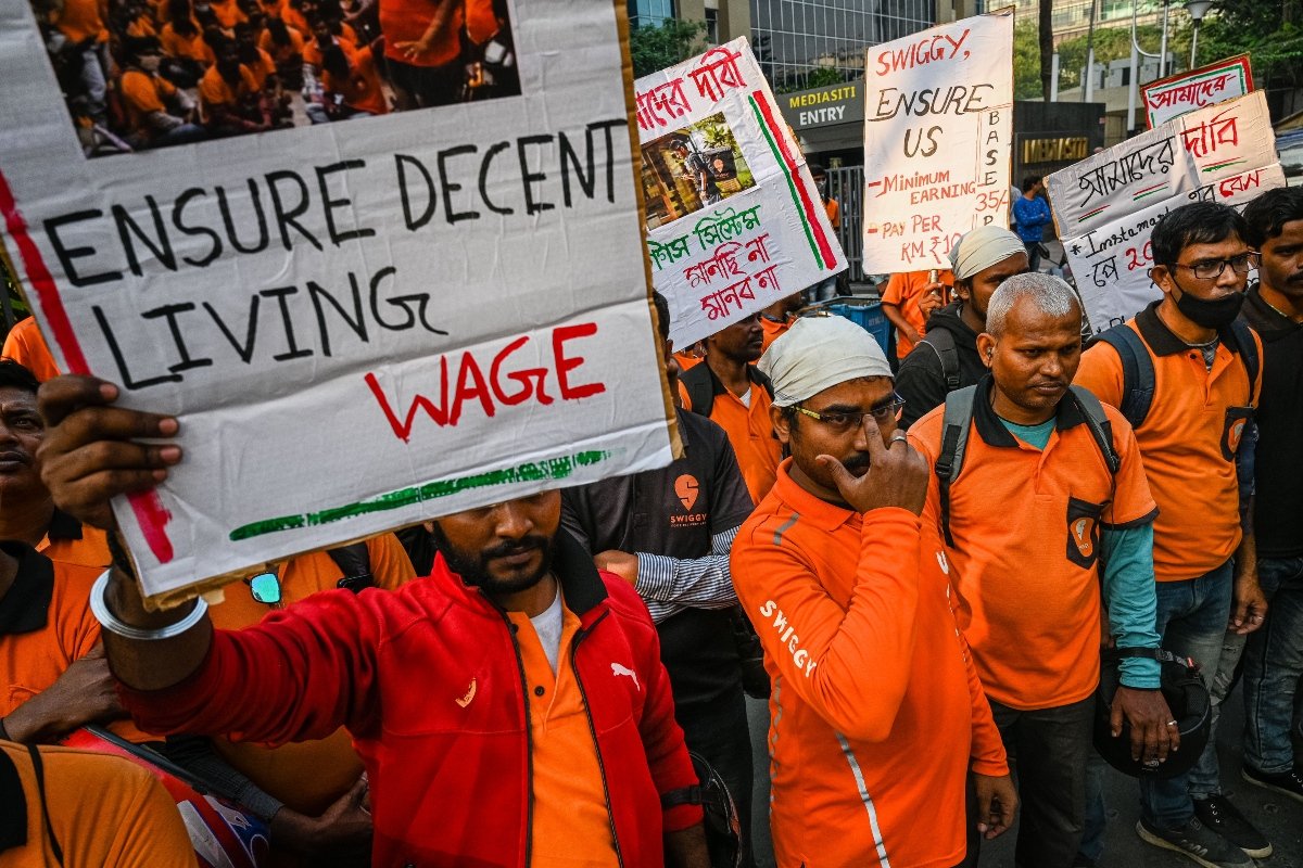 Protesters demanding better conditions