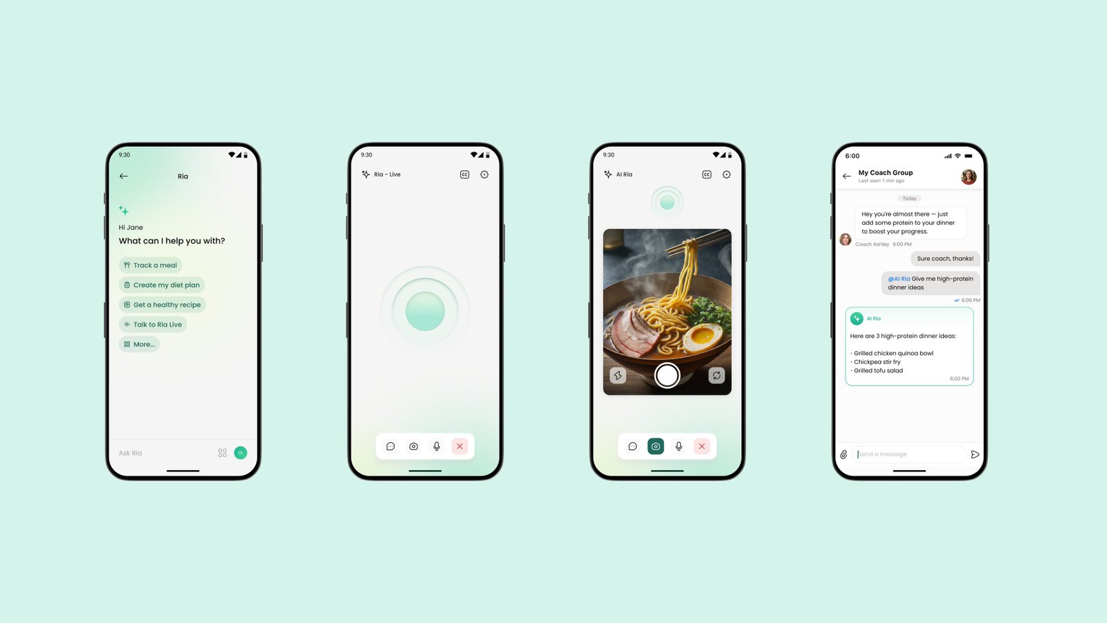 Healthify's Ria Assistant Interface