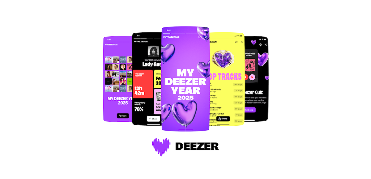 Deezer My Deezer Year recap screen