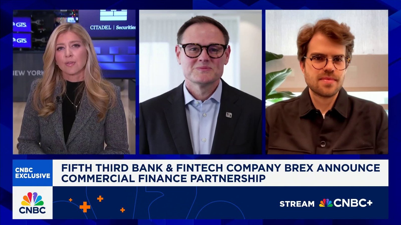 Fifth Third Bancorp CEO Tim Spence discussing partnership with Brex