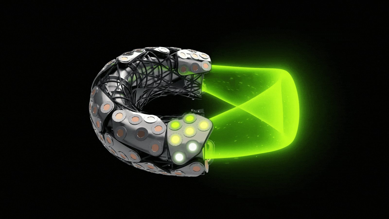 Cutaway visualization showing plasma flow inside Aurora's core.