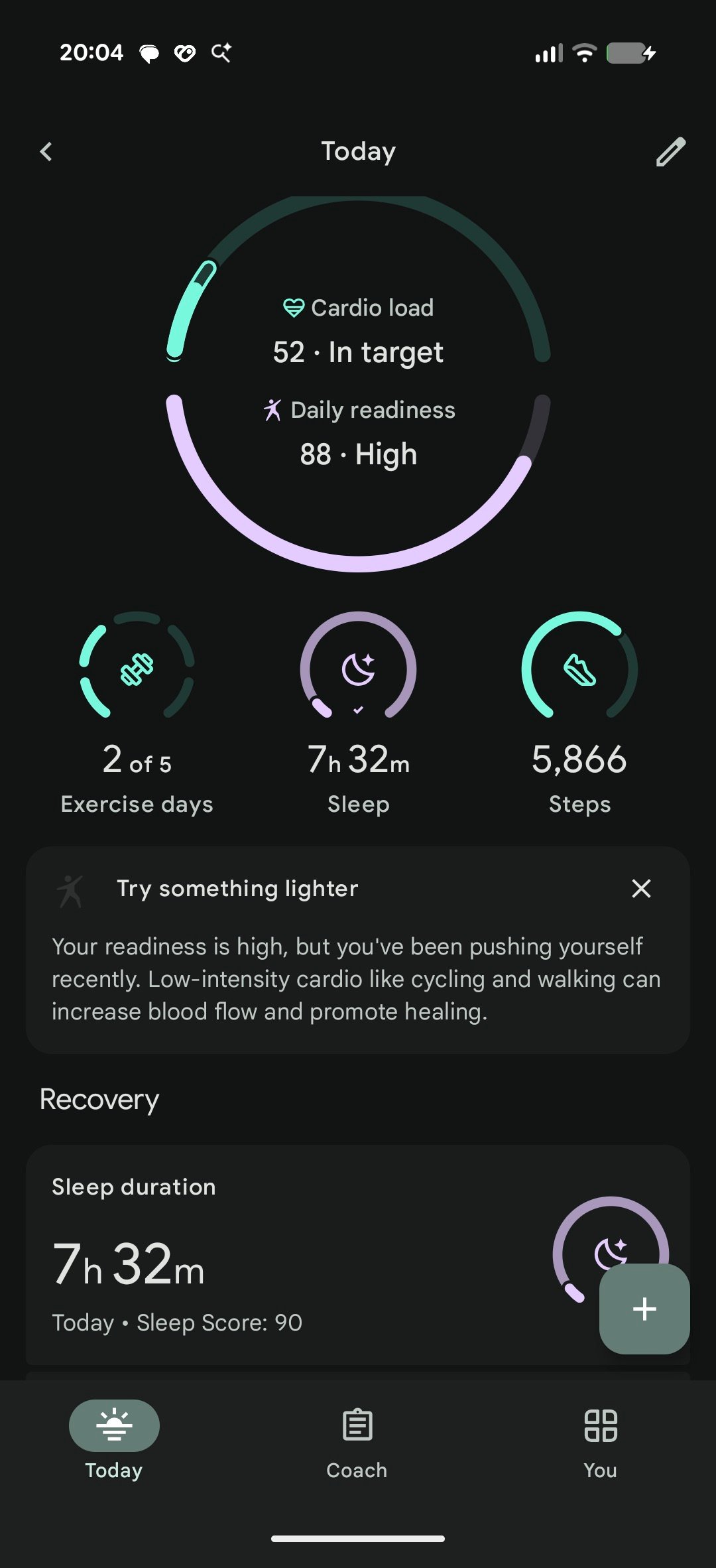 Pixel Watch interface showing weather forecast