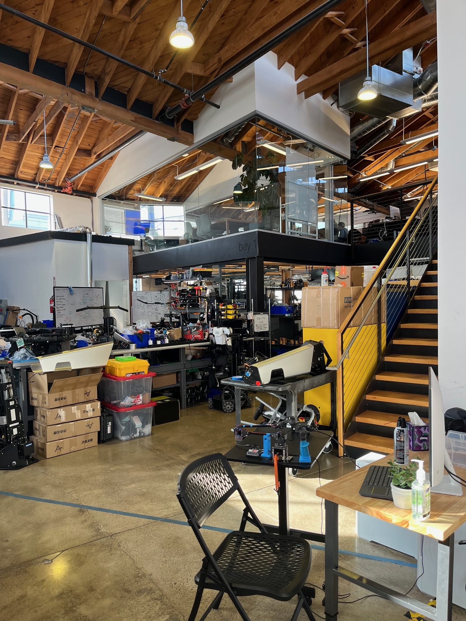 Robotics lab surroundings