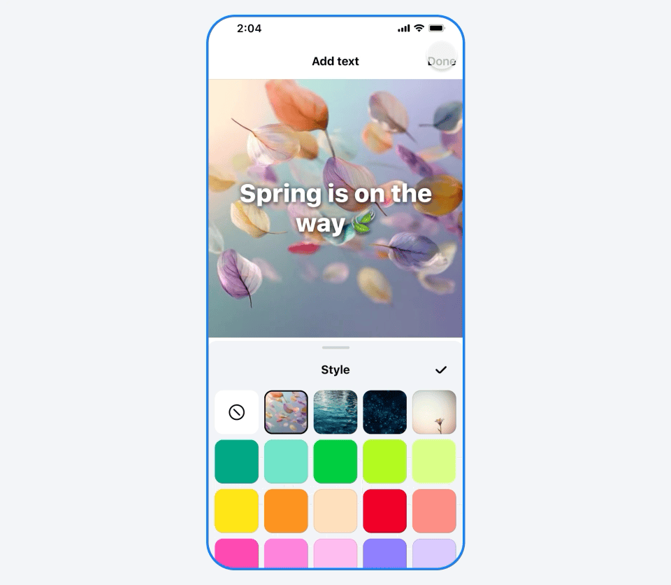 Examples of animated backgrounds on Facebook