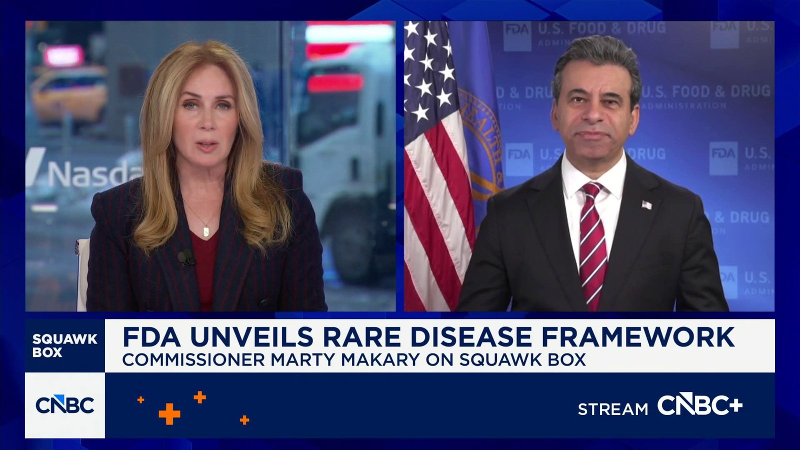 FDA Commissioner Dr. Makary discussing rare disease therapy approvals