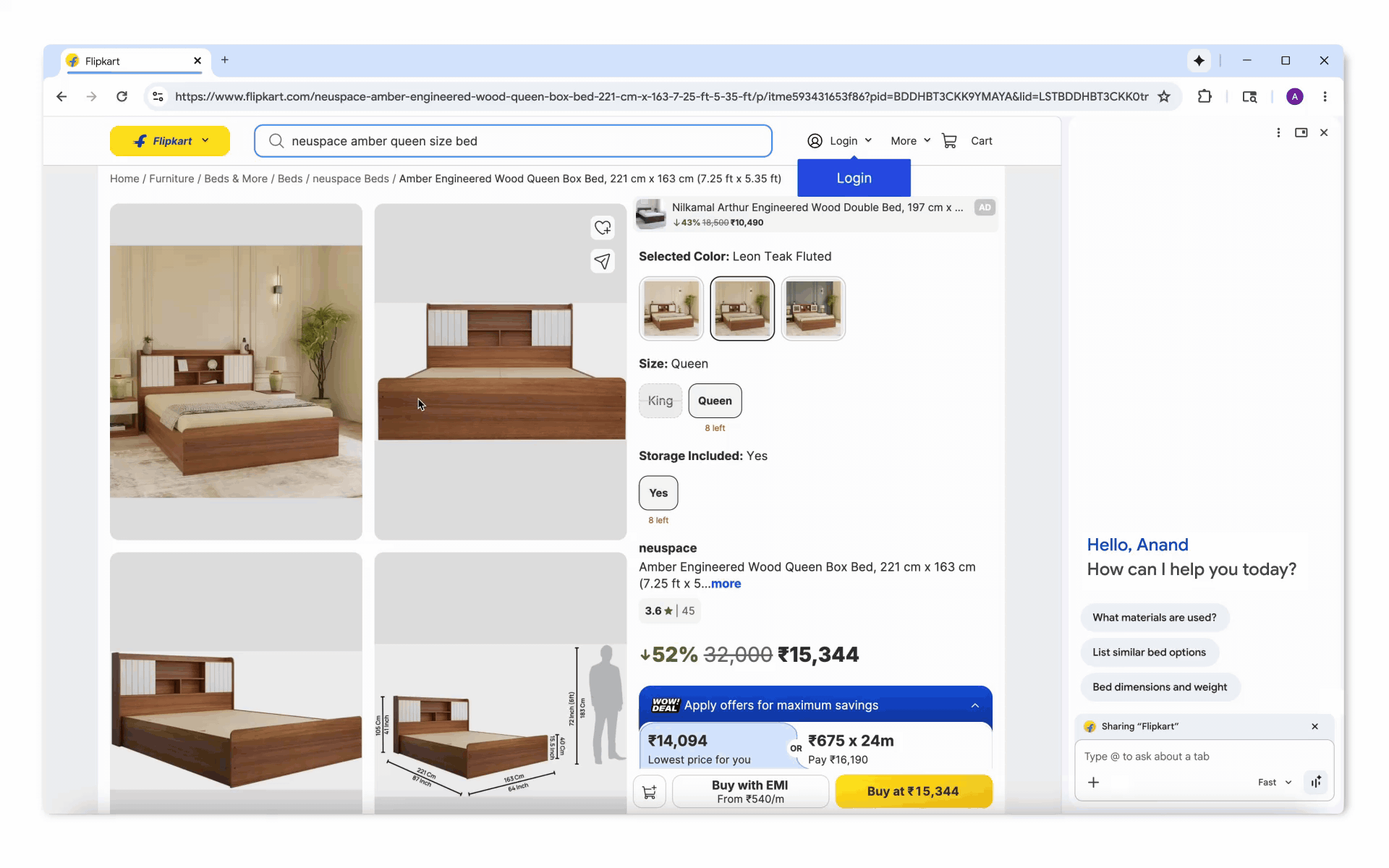 Animated demo of multi-tab interaction ⁣with Gemini