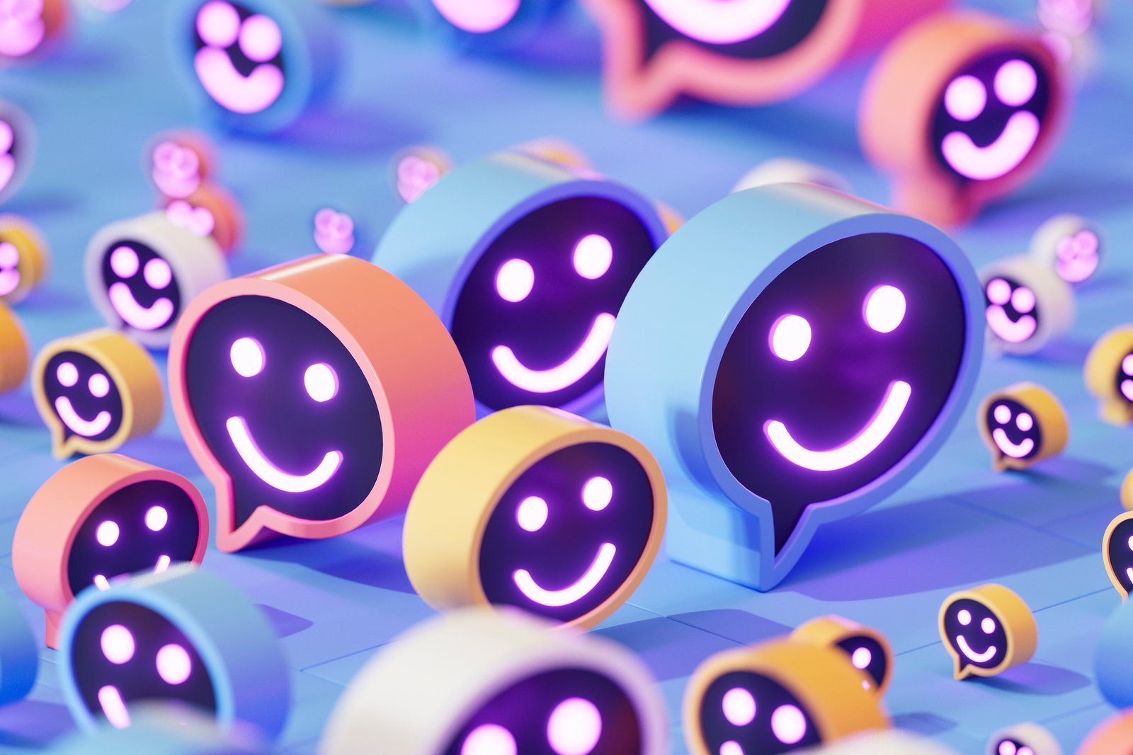 Conceptual illustration representing interconnected AI agents