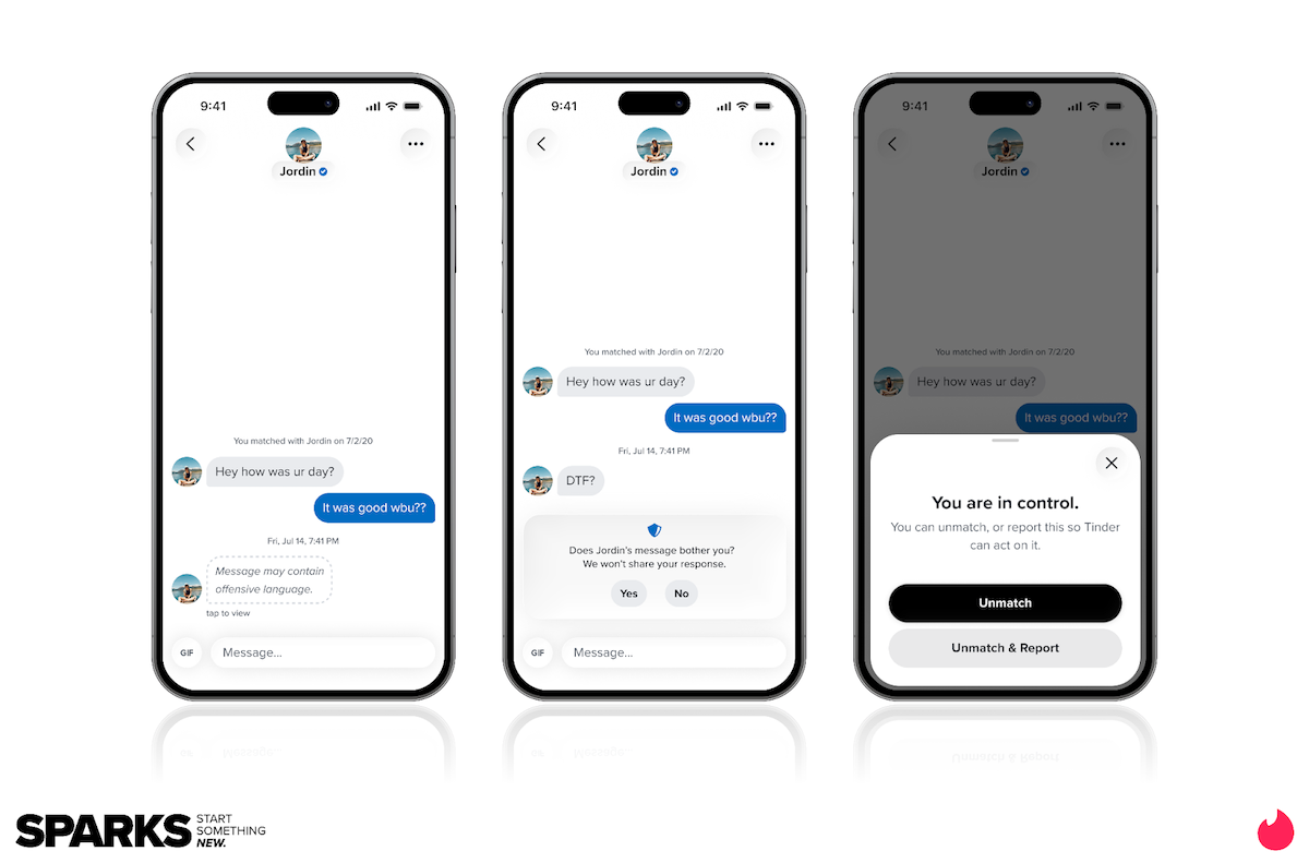 Tinder Safety Features Interface Update 