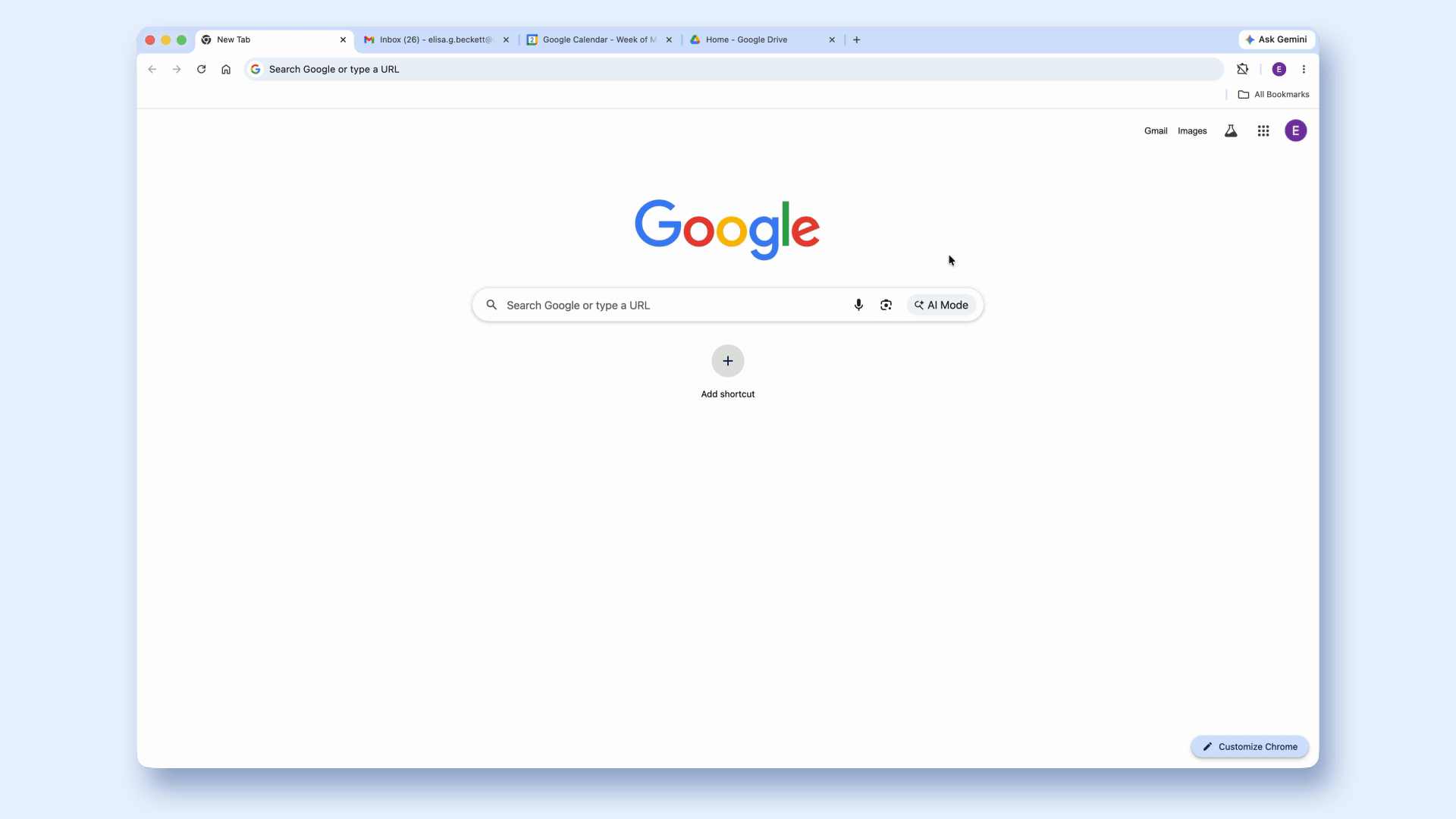 Chrome vertical tabs interface