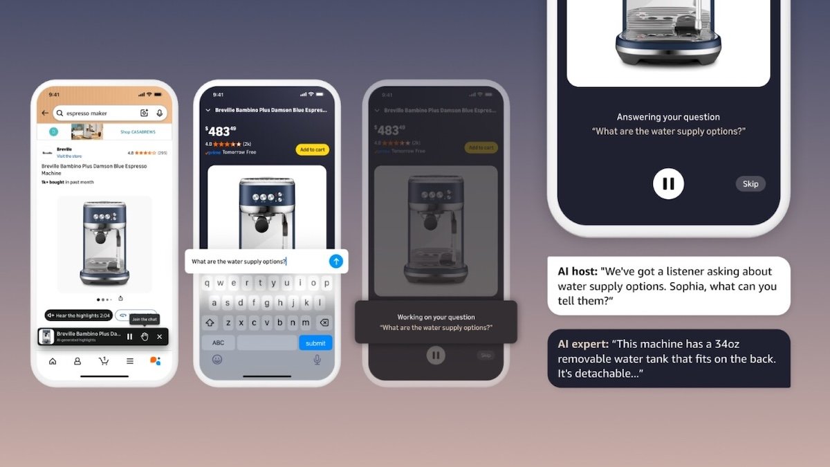 Interface of Amazon's Join the Chat feature