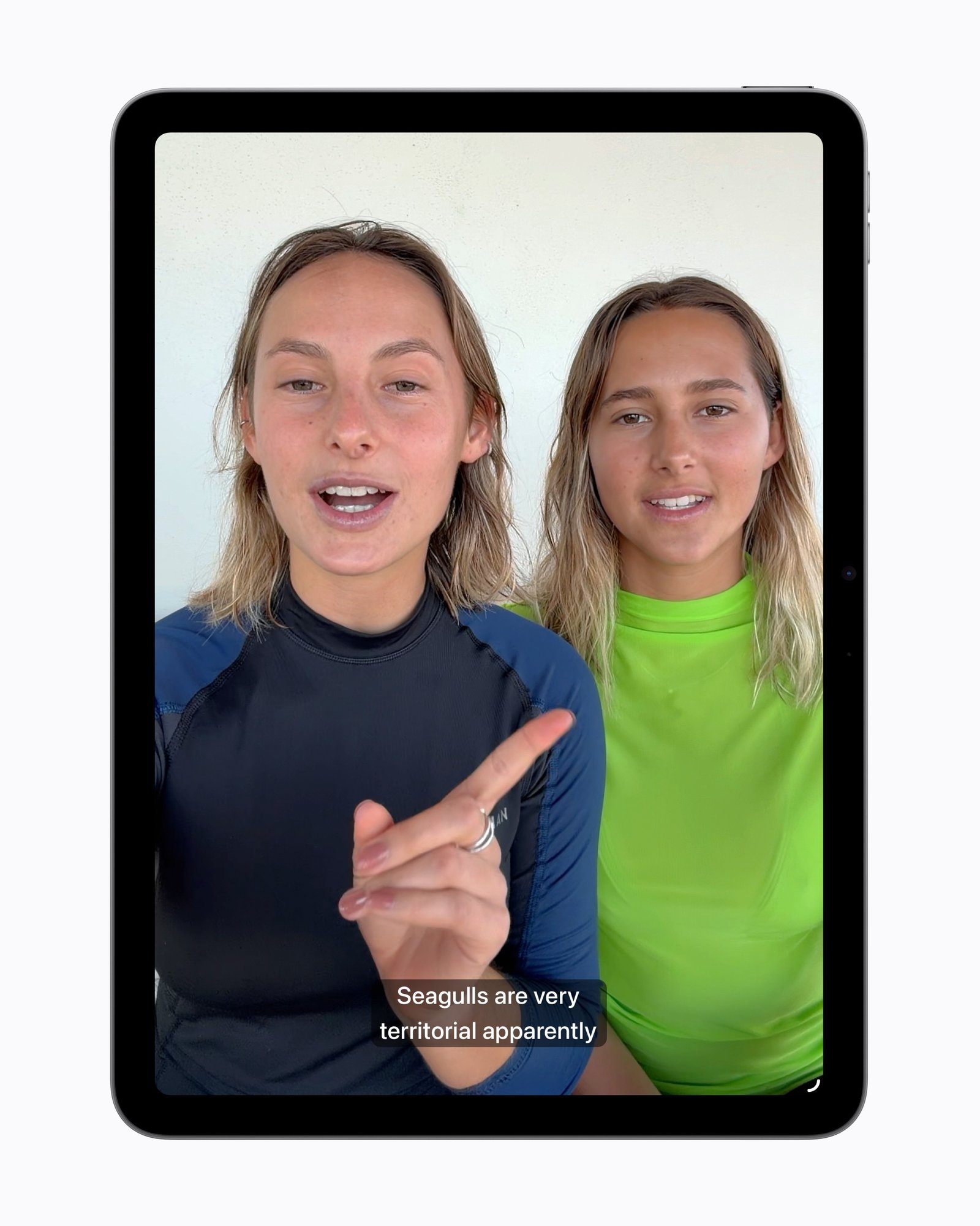 AI-generated subtitles displayed on various video content