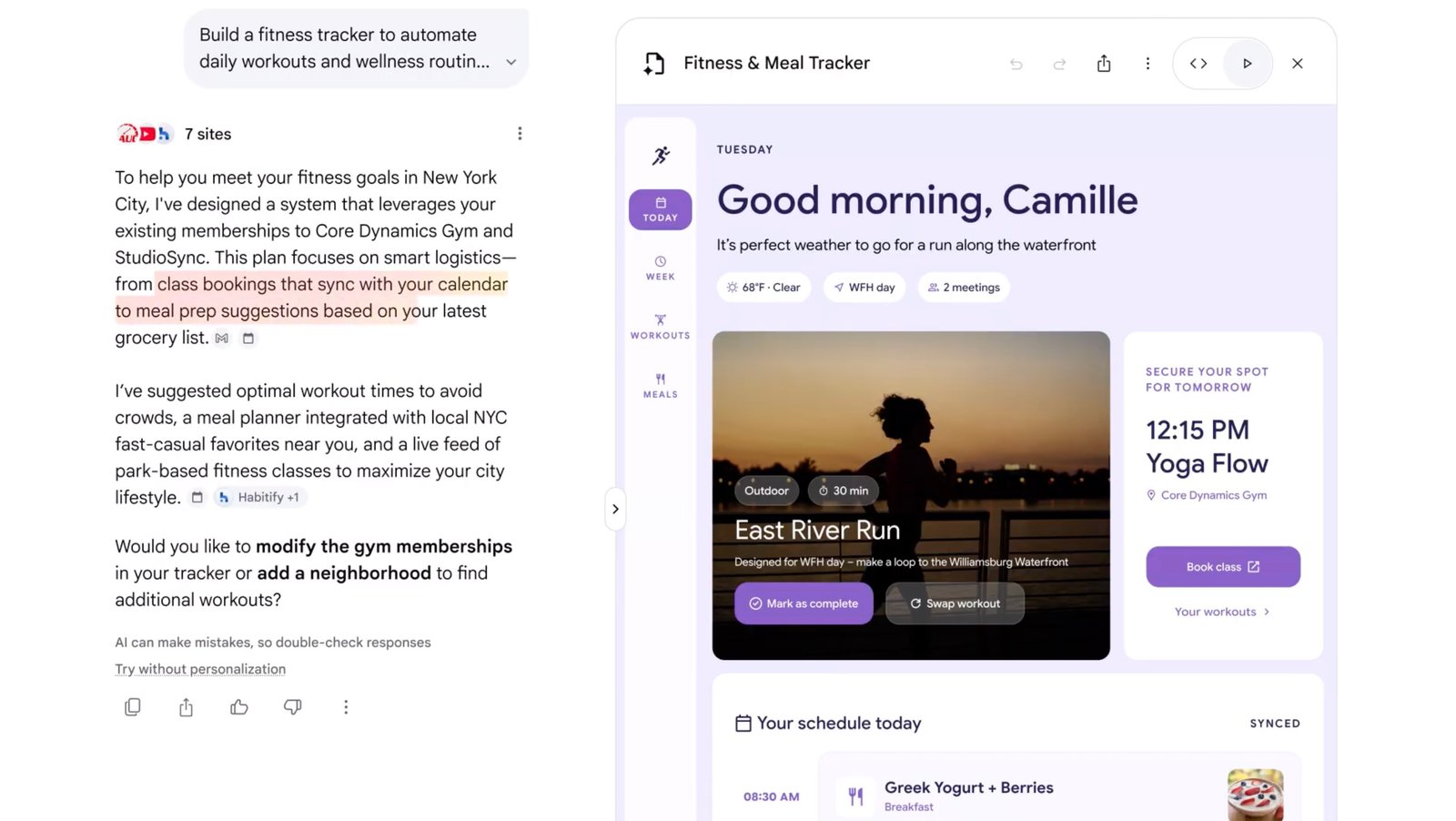 Custom mini app creation example