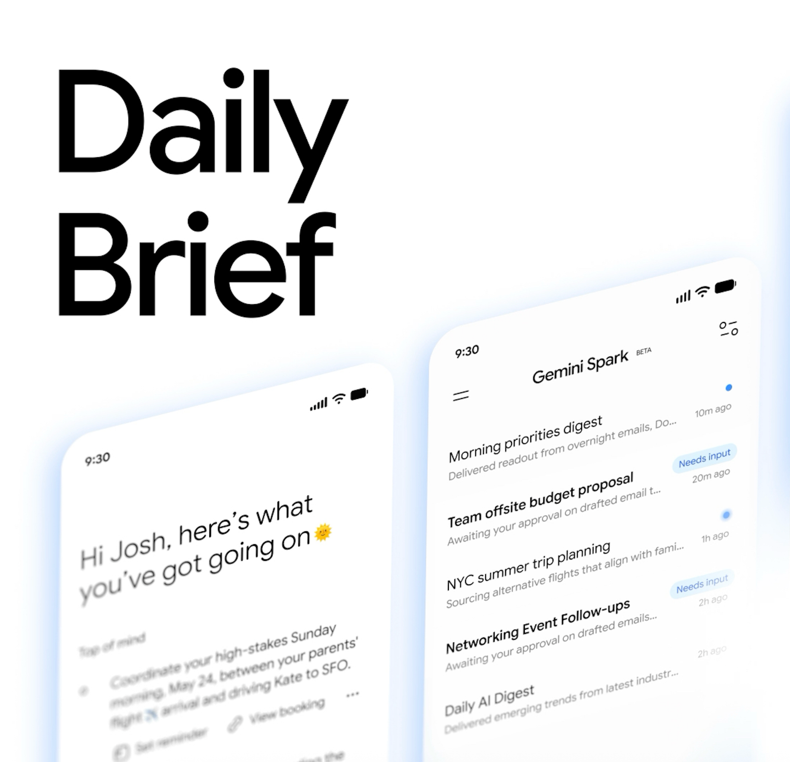 google's redesigned Gemini app interface showcasing vibrant colors