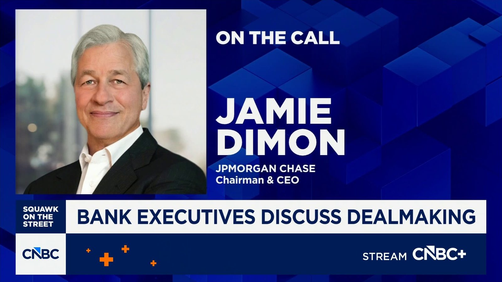 Jamie Dimon discusses JPMorgan Chase's potential $20 billion acquisition