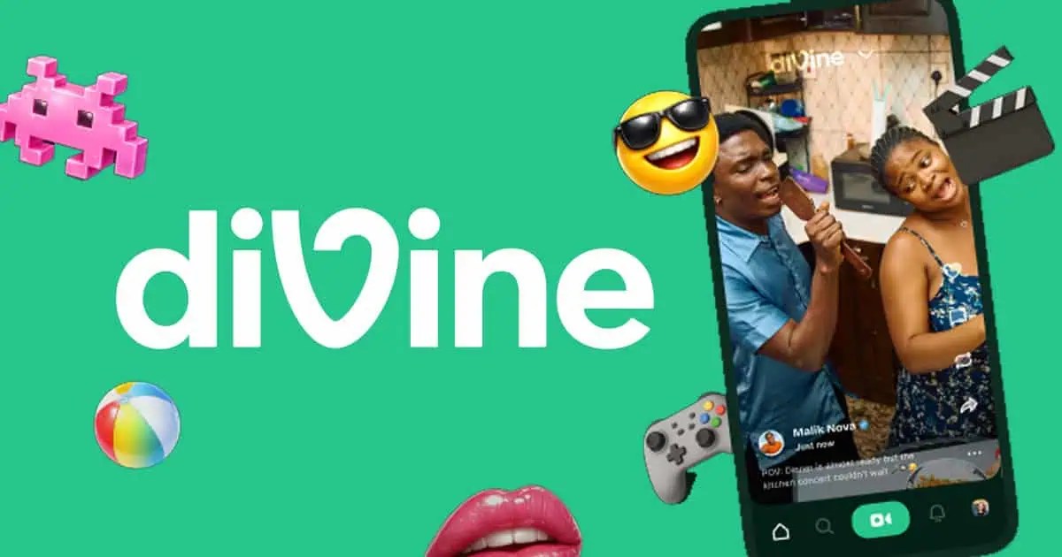 Divine video sharing platform splash page