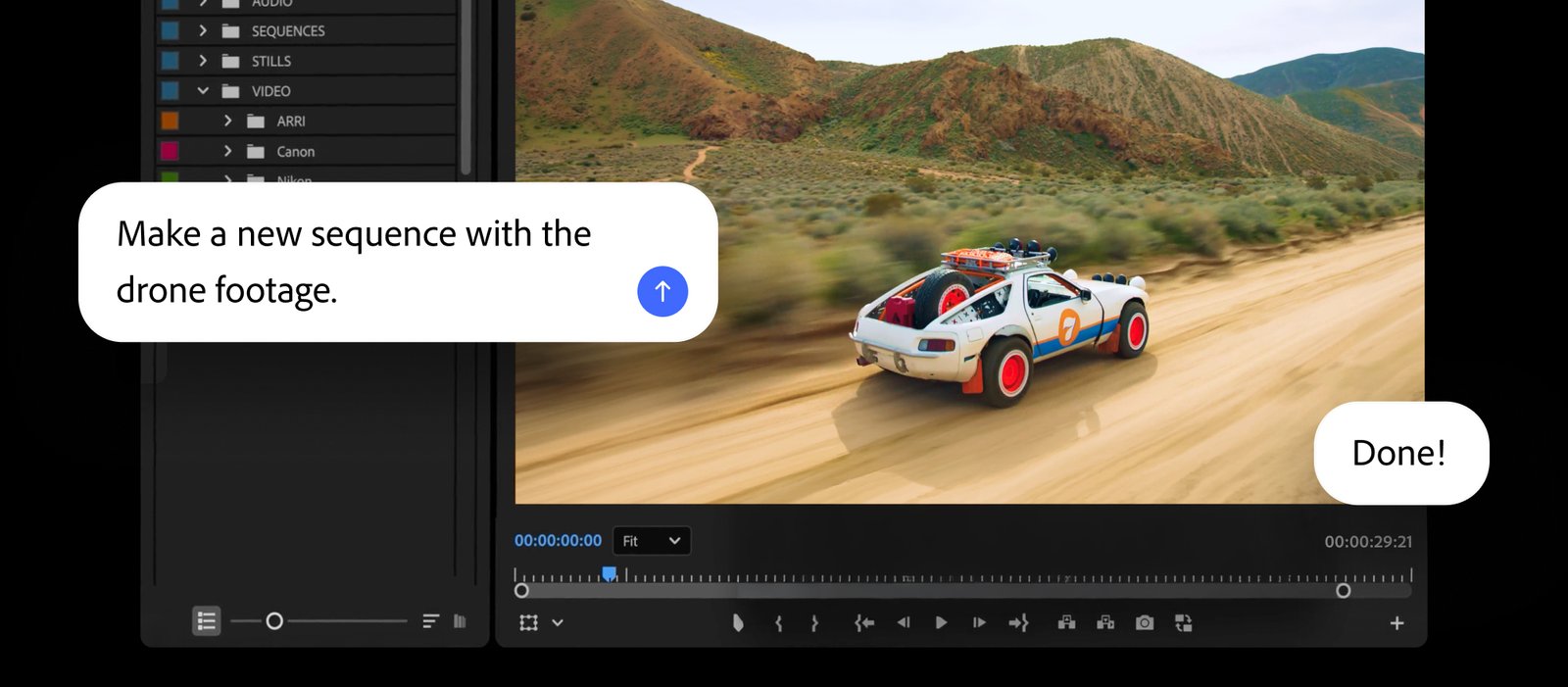 Adobe Firefly AI interface showcasing new features